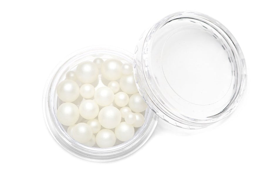 İnci Süs Pearl-03 Ivory - 3D İnci Nail Art Tırnak Süsü