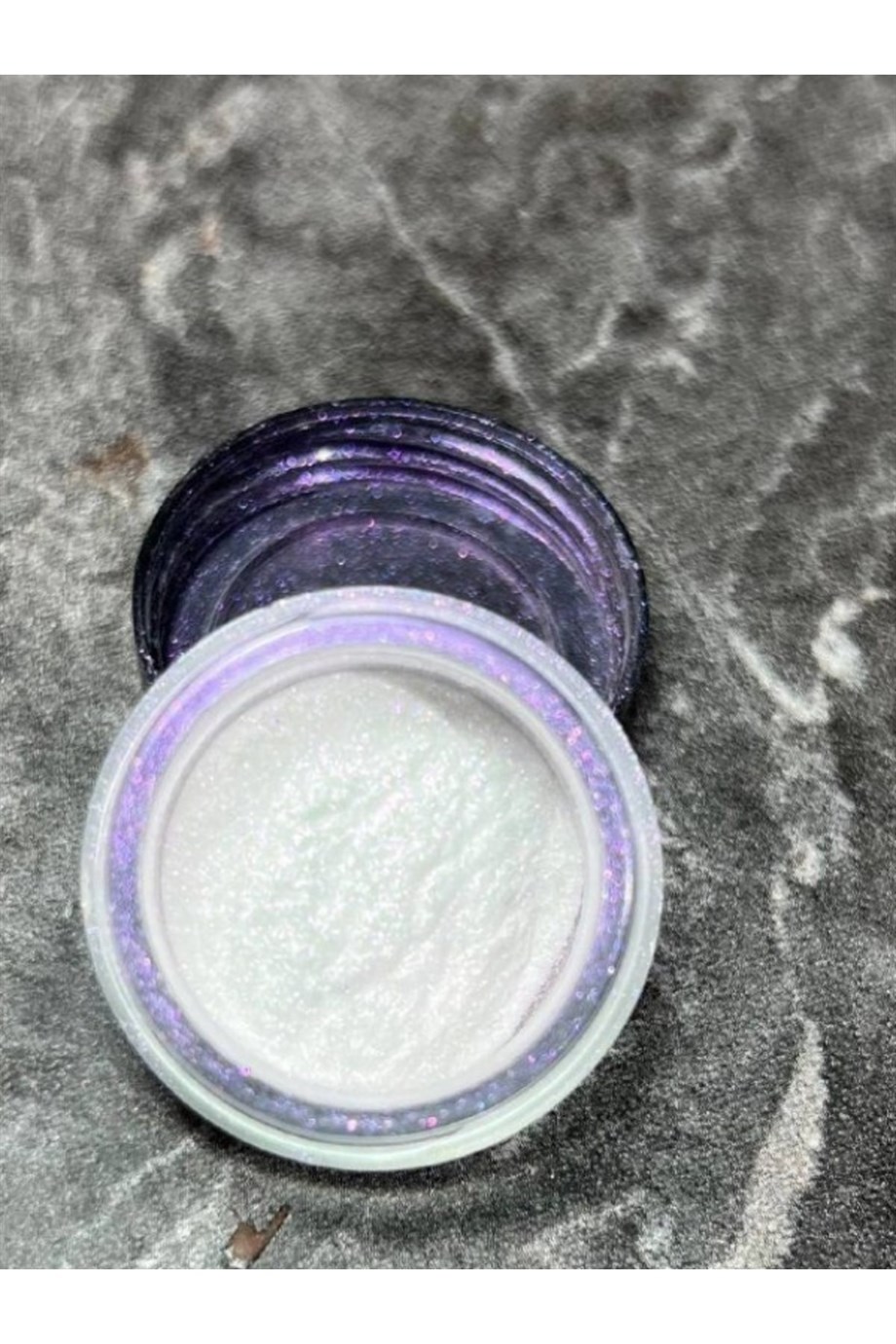 İnci Efektli Mor Yansıma Ovma Tozu No.E6 1 gr - Ayna Parlak Nail Art Pigment