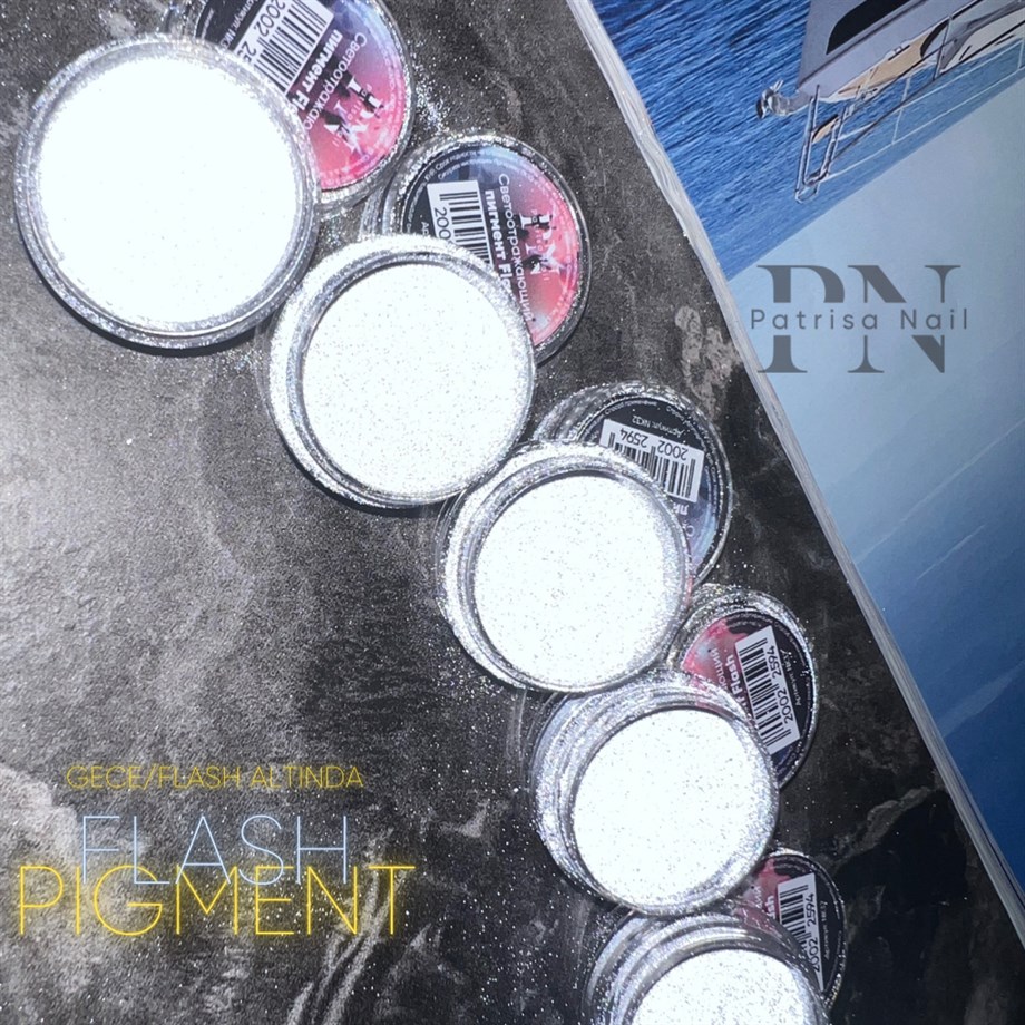 Glow Flash Işığı Yansıtan Pigment 5 gr - Yoğun Parlak Nail Art Tozu