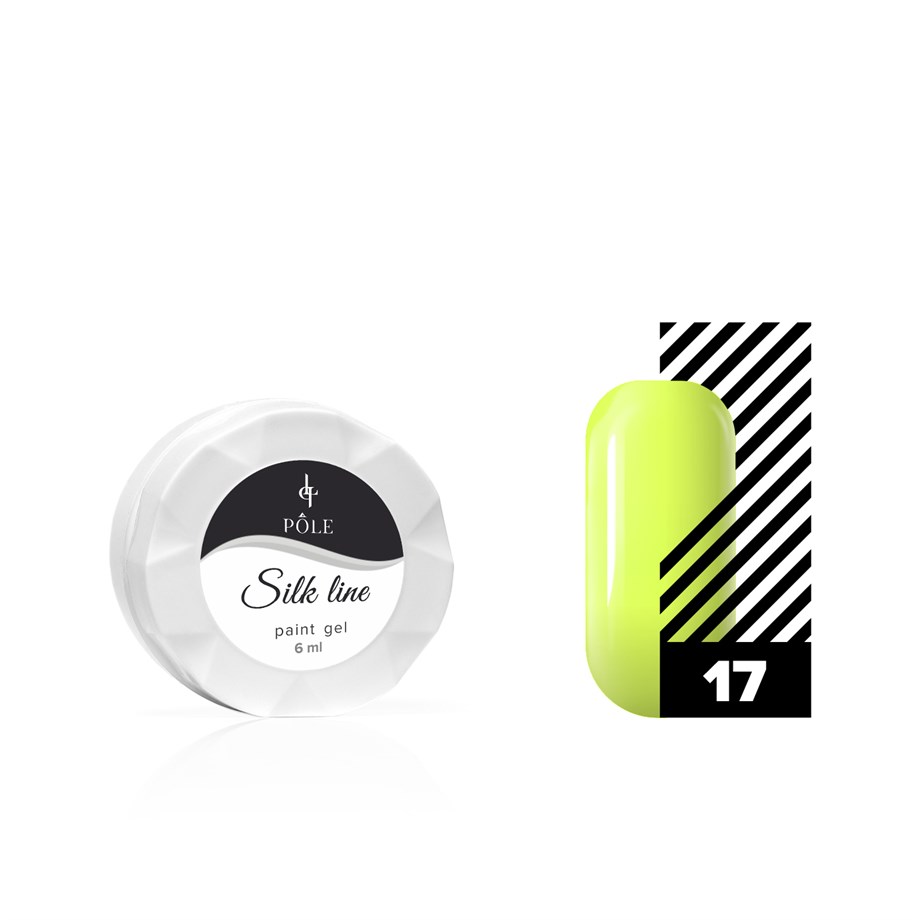 Jel boya Örümcek & Nail art/dizayn Silk line 17 neon sarı 6 ml.