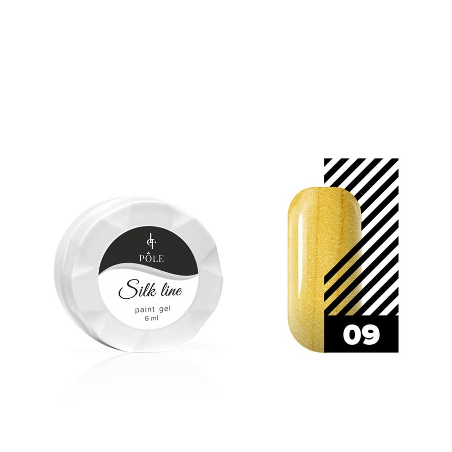 Jel boya Örümcek & Nail art/dizayn Silk line 09 altın 6 ml. Örümcek ağı