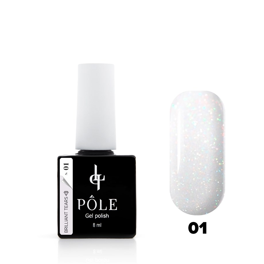 Pole professional kalıcı oje Brilliant tears  # 01 8 ml.