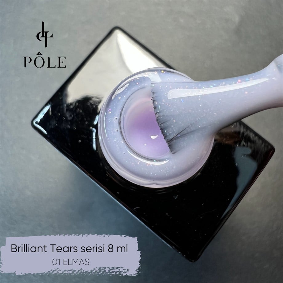 Pole professional kalıcı oje Brilliant tears  # 01 8 ml.