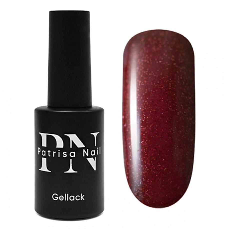 Patrisa Nail Simli Bordo Kalıcı Oje №R9 – TPO Free – 8 ml