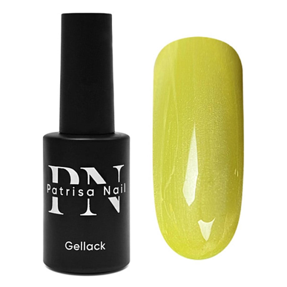 Patrisa Nail Kedi Gözü K10 Gümüş Şeritli Güneşli Sarı Kalıcı Oje – TPO Free – 8 ml