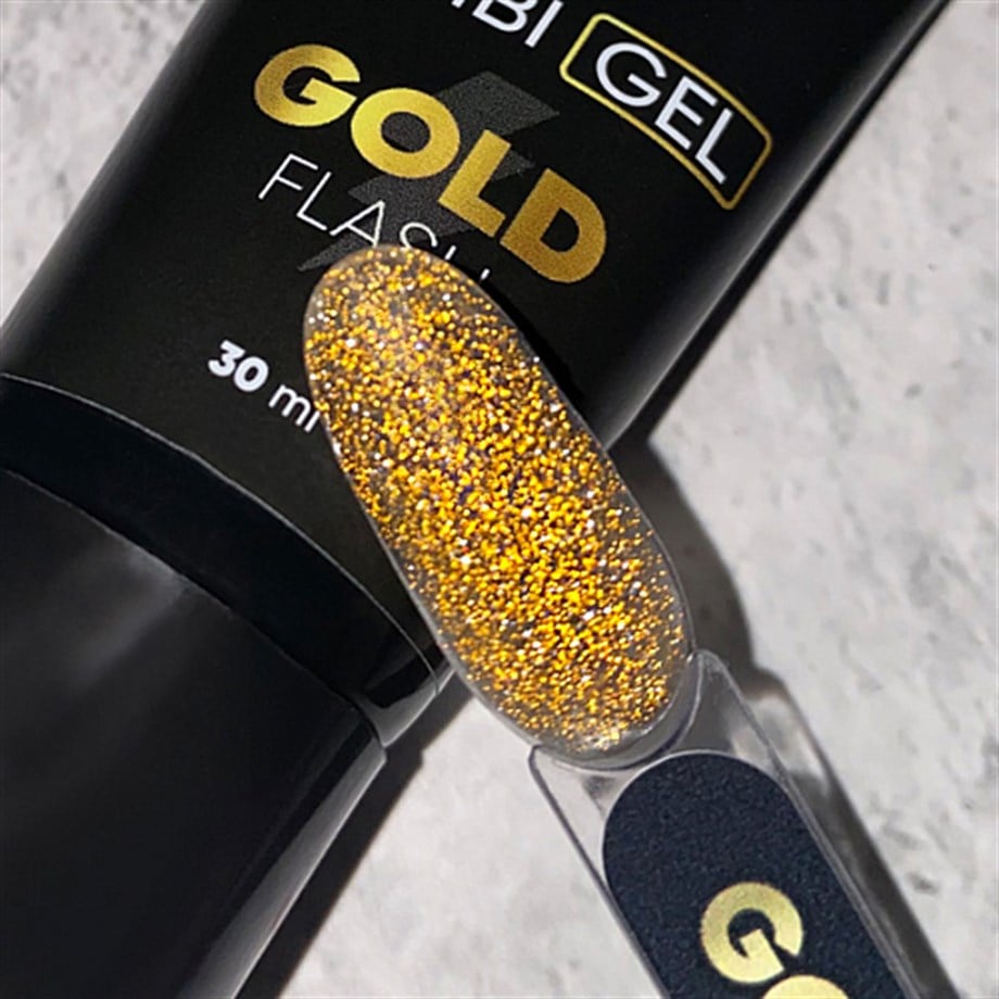 Patrisa Nail Kombi Jel Işığı Yansıtan Gold Flash
