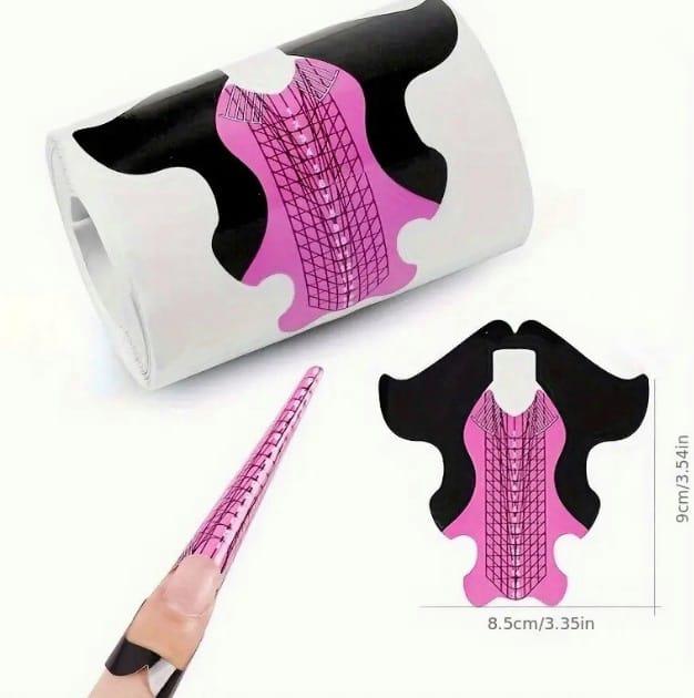 Ekstra Uzun Alt form şablonlar 10 adet 9 cm