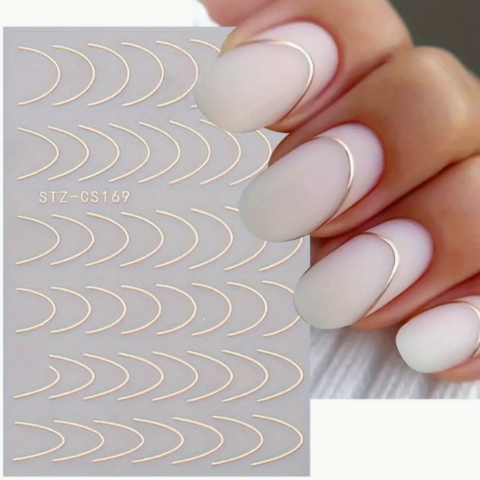 Nail Art Metal Folyo Stiker – Metal Folyo Bakır STZ-CS1693