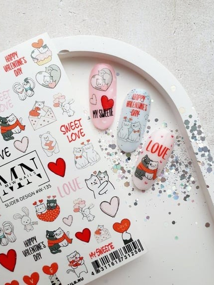 Nail Art Slider Stiker – Yaz Koleksiyonu W135