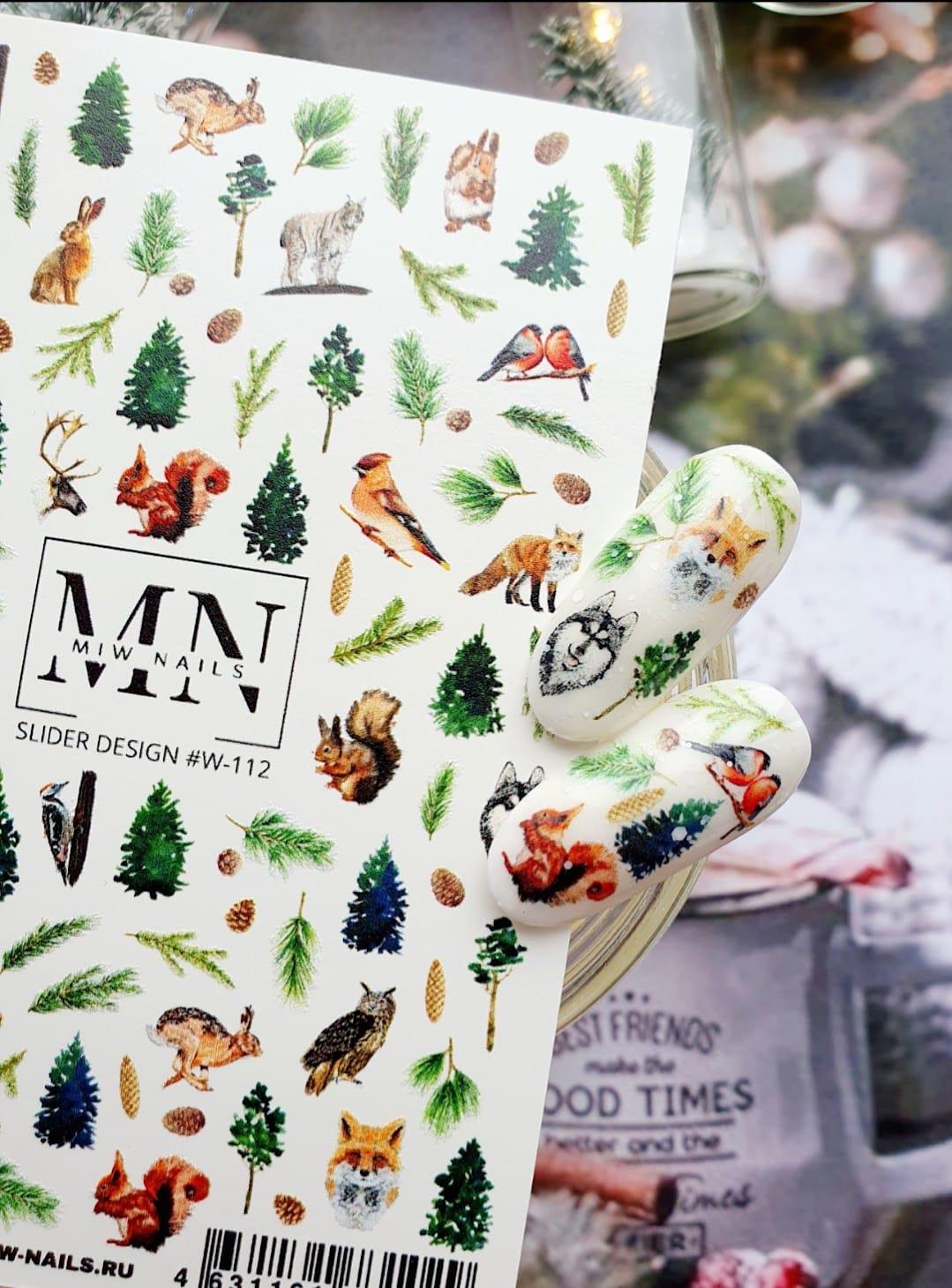 Nail Art Slider Stiker – Dantel Kolye W112