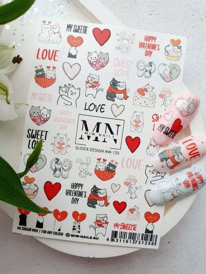 Nail Art Slider Stiker – Yaz Koleksiyonu W135