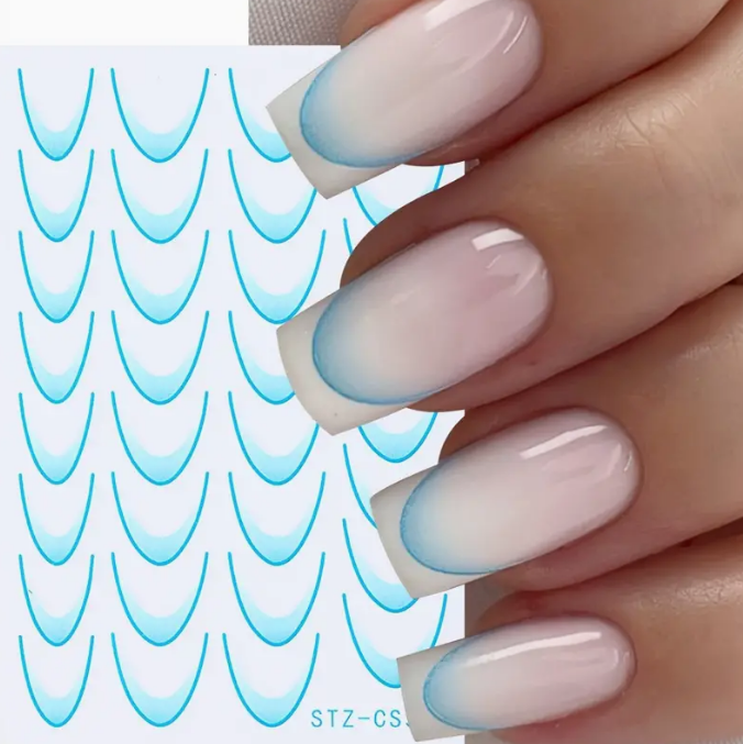 Nail Art Metal Folyo Stiker – Metal Folyo Geometrik STZ-CS306