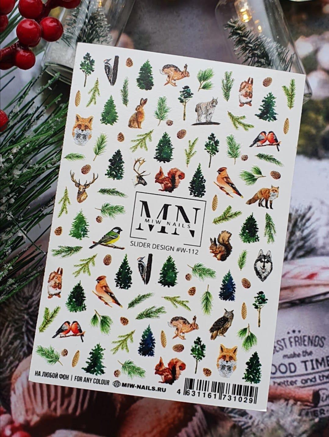 Nail Art Slider Stiker – Dantel Kolye W112