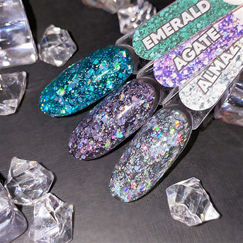 Nail art Tasarım jel Diamond Emerald 5 gr