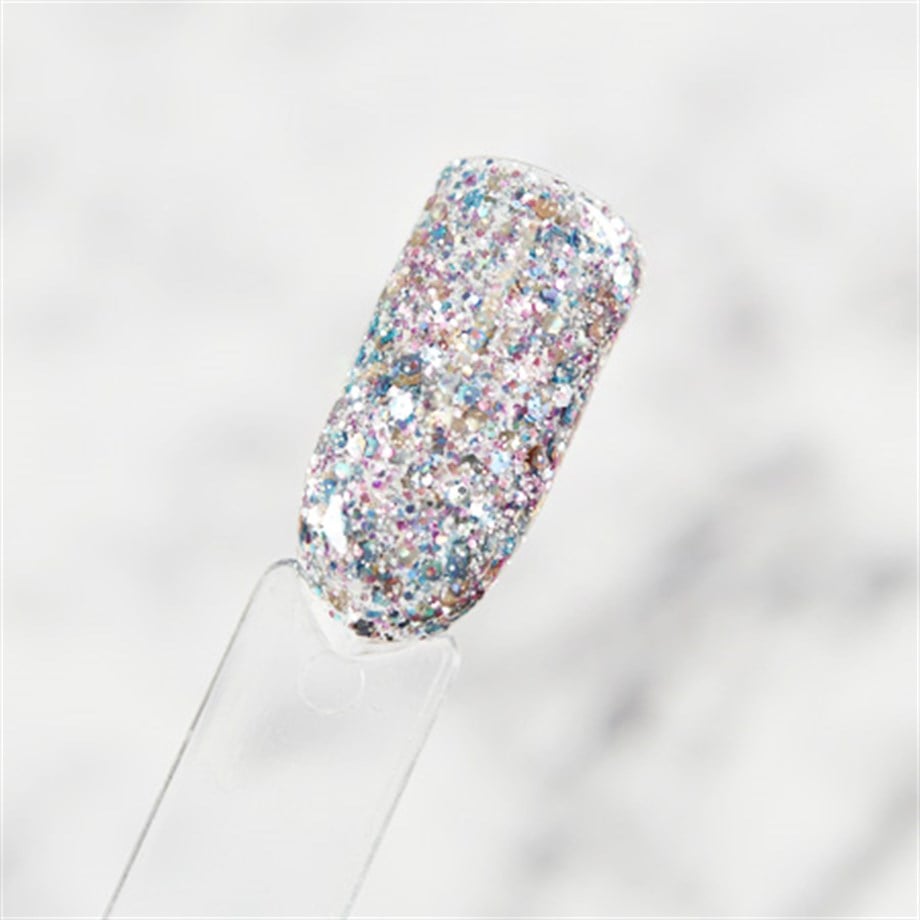 Nail Art Tasarım Jel Glanz Inium 5 gr Çok Renkli Simli Nail Art Jeli