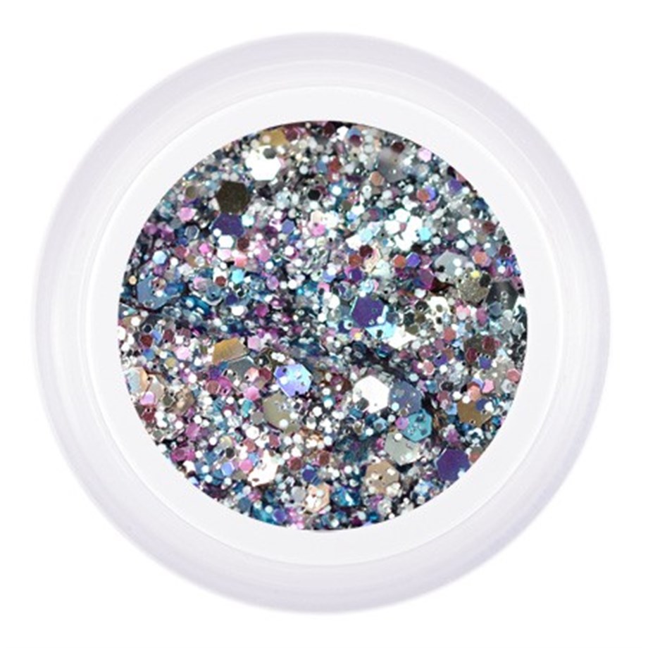 Nail Art Tasarım Jel Glanz Inium 5 gr Çok Renkli Simli Nail Art Jeli