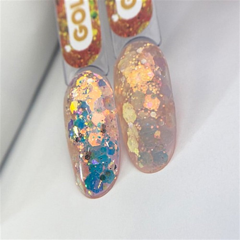 Nail Art Tasarım Jel GEL KOREAN Gold 5 gr Altın Nail Art Jeli