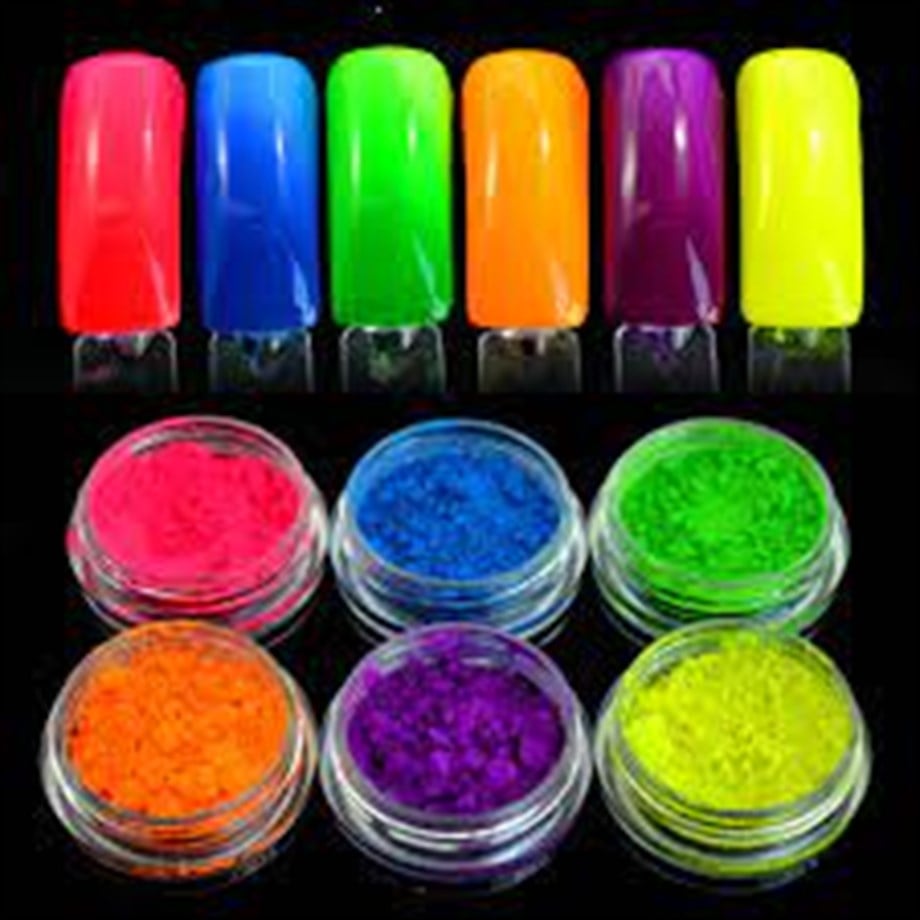 Neon Pigment Fuşya - Canlı Fuşya Nail Art Pigment Tozu