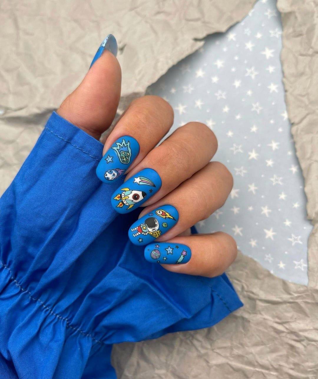 Patrisa Nail Koyu Mavi Kalıcı Oje №717 – TPO Free – 5 ml