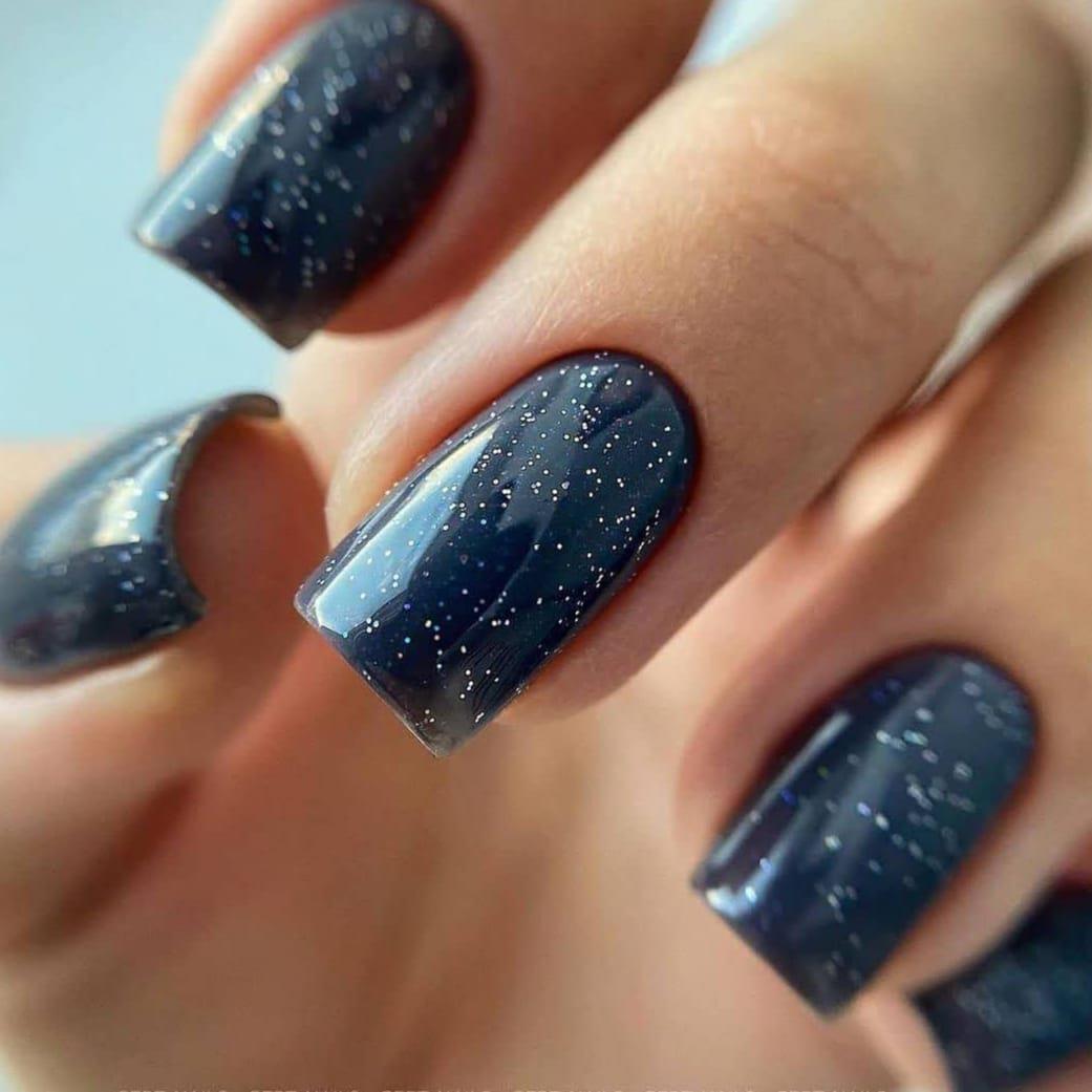 Patrisa Nail TPO FREE Phantom Simli Koyu Antrasit oje № 591 - 8 ml