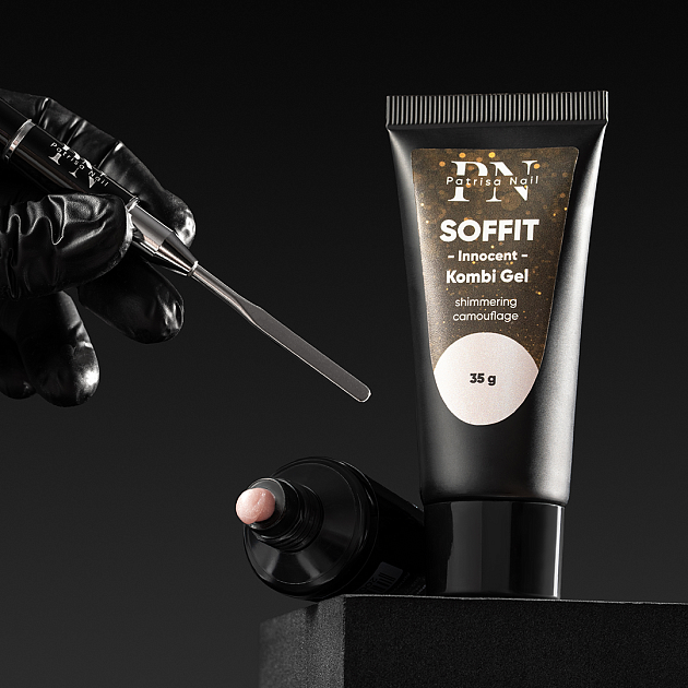 Patrisa Nail Soffit Innocent Kombi Jel - Işıltılı Soğuk Pembe Kombi Jel