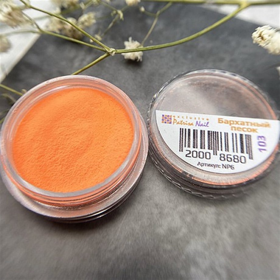 Turuncu Rengi Akrilik Toz #103 5 Gr - Protez Tırnak ve Nail Art İçin Profesyonel Renkli Akrilik Pudra