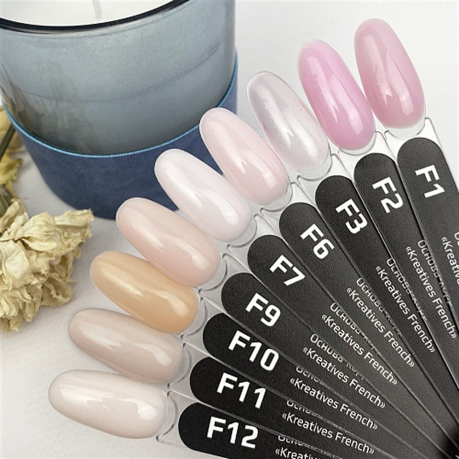 Frenç Manikürü İçin Pastel Pembe Rubber Base TPO FREE F7