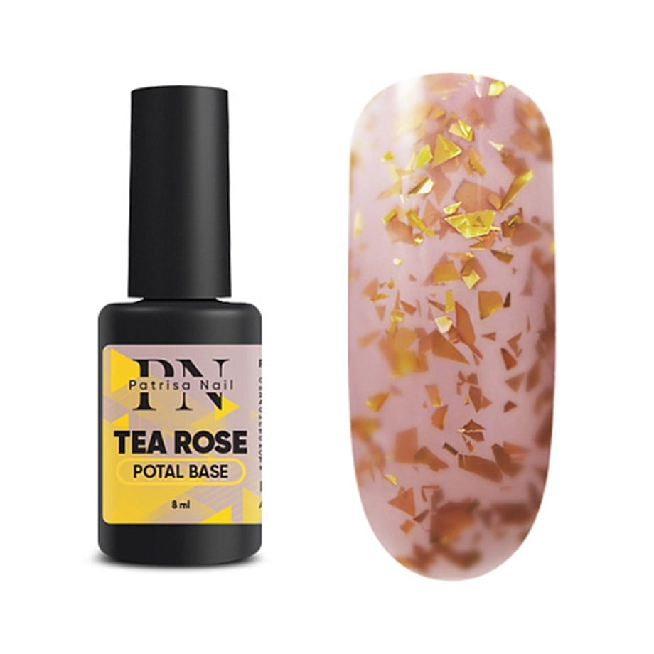 Rubber Altın Potal Parçacıklı Pembe Kamuflaj Renkli Base TPO FREE - Tea Rose