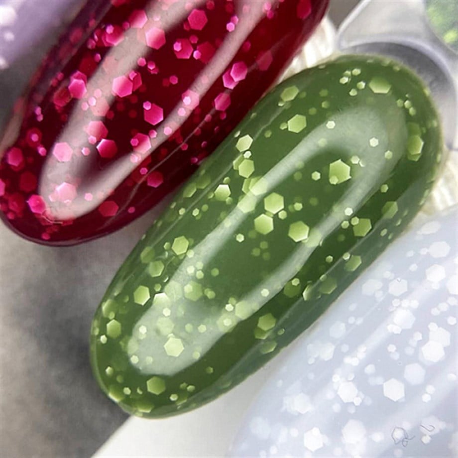 Rubber Kamuflaj Renkli Base - Flake Avokado -Tpo Free Kamuflaj Baz, 8 ml