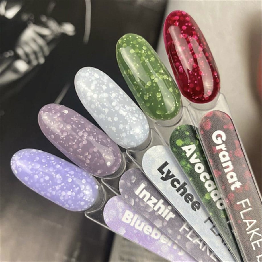 Rubber Kamuflaj Renkli Base - Flake Avokado -Tpo Free Kamuflaj Baz, 8 ml