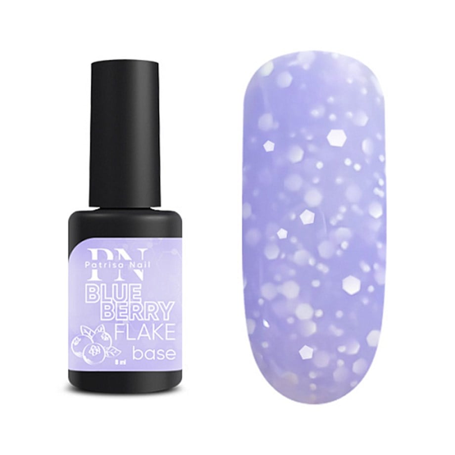 Rubber Kamuflaj Renkli Base - Flake Blueberry -Tpo Free Kamuflaj Baz, 8 ml