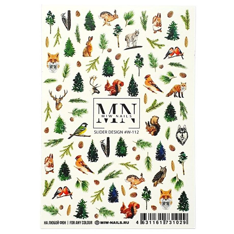 Nail Art Slider Stiker – Dantel Kolye W112