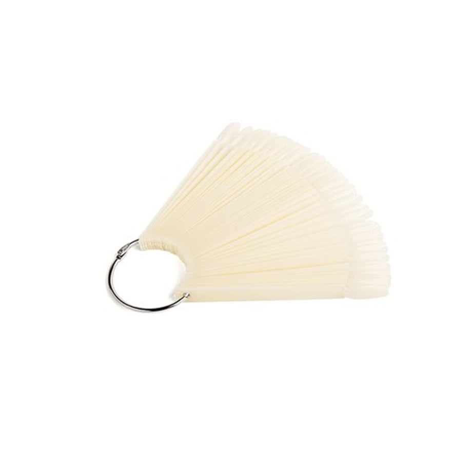 Badem Oval Tips Kartela 50 Adet - Tırnak Renk ve Tasarım Gösterim Seti