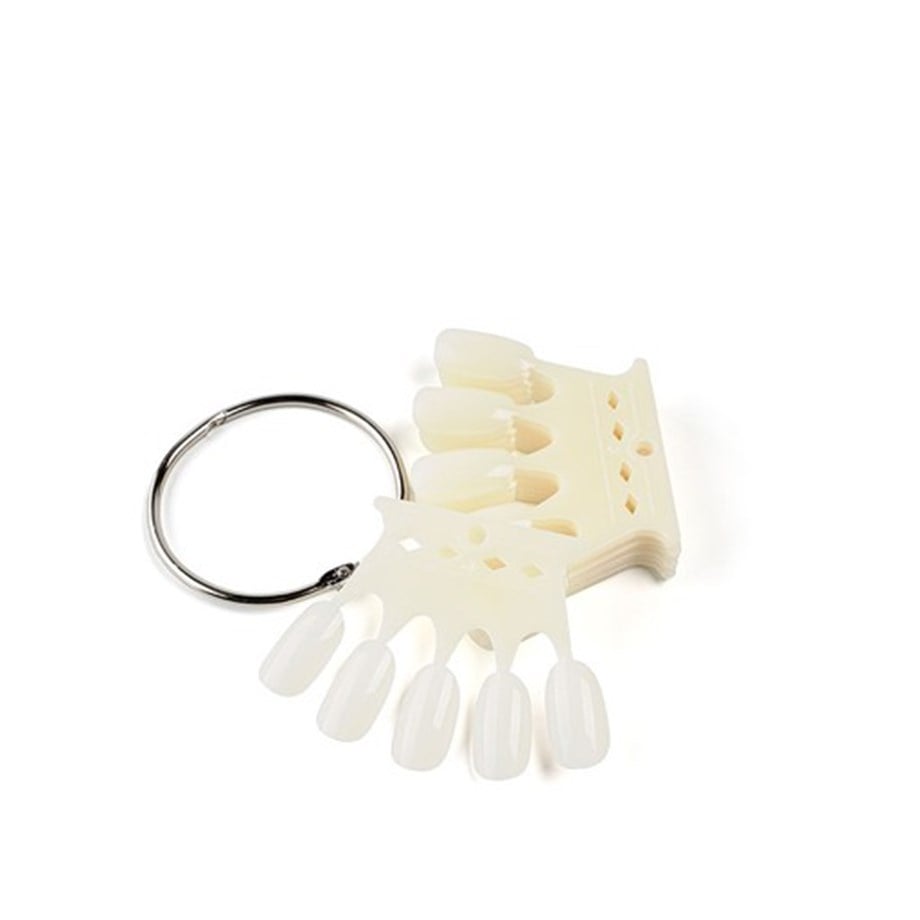 Tips kartela 50 renk için 10 adet Paket TAC şeklinde