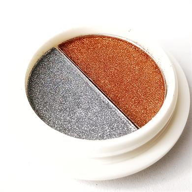 Çift renkli krom tırnak tozu - ayna efekti Renk № 06