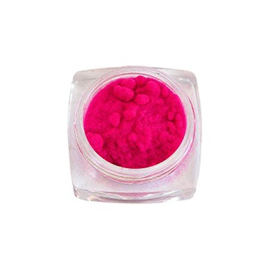 Flok Nail Art Canlı Pembe (Fuşya) 5 Gr - Kadife Efektli Tırnak Süsleme Tozu