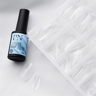 Şeffaf Oval Gel Tips 240 Adet - Profesyonel Protez Tırnak Uygulama Tipsi