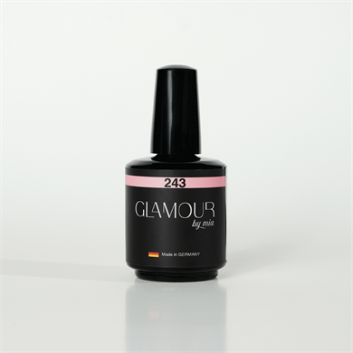Glamour by Mia 243 Nude Kalıcı Oje 15 ml – HEMA Free – TPO Free