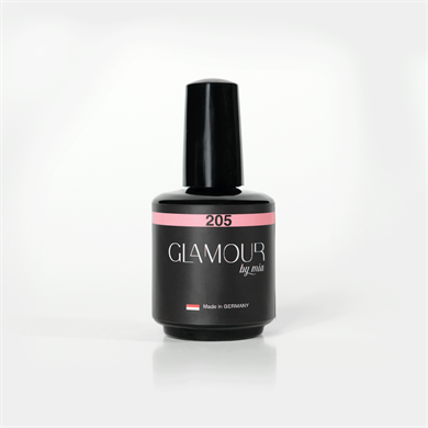 Glamour by Mia 205 Pembe Kalıcı Oje 15 ml – HEMA Free – TPO Free