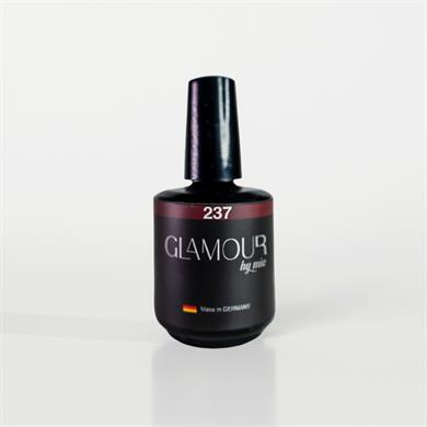 Glamour by Mia 237 Simli Bordo Kalıcı Oje 15 ml – HEMA Free – TPO Free