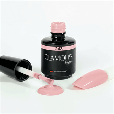 Glamour by Mia 243 Nude Kalıcı Oje 15 ml – HEMA Free – TPO Free