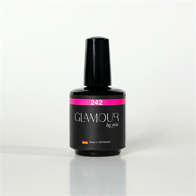 Glamour by Mia 242 Pembe Kalıcı Oje 15 ml – HEMA Free – TPO Free