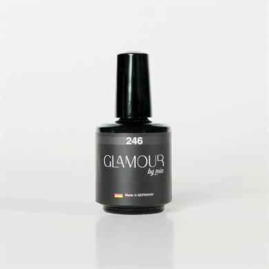 Glamour by Mia 246 Siyah Rengi Kalıcı Oje 15 ml – HEMA Free – TPO Free