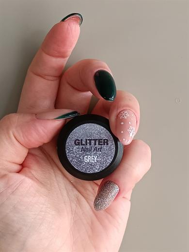 Glamour Nail Art Tasarım Boya Grey 5 gr