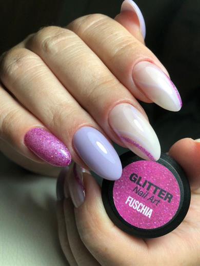 Glamour Nail Art Tasarım Boya Fushia 5 gr