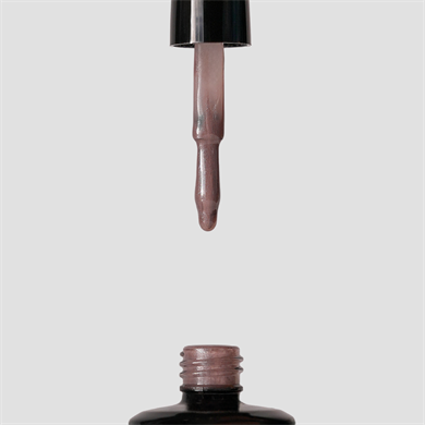 Glamour by Mia 101 Mocha Nude Simli Kalıcı Oje 15 ml – HEMA Free – TPO Free