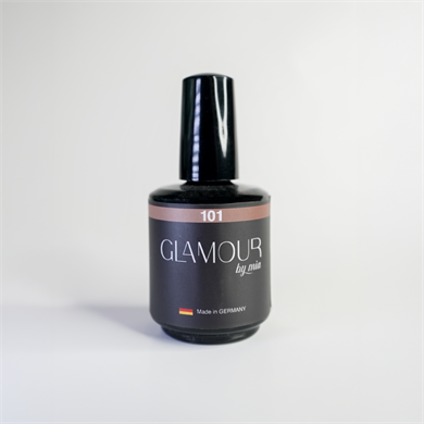 Glamour by Mia 101 Mocha Nude Simli Kalıcı Oje 15 ml – HEMA Free – TPO Free
