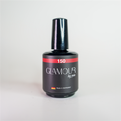 Glamour by Mia 150 Kırmızı Rengi Kalıcı Oje 15 ml – HEMA Free – TPO Free