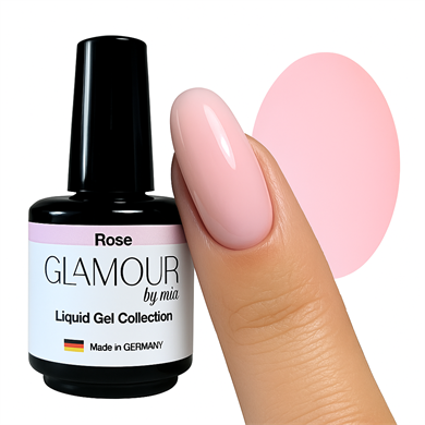 Liquid Gel Rose –Pembe rengi profesyonel likit jel  (Builder Gel / Yapılandırıcı Jel)