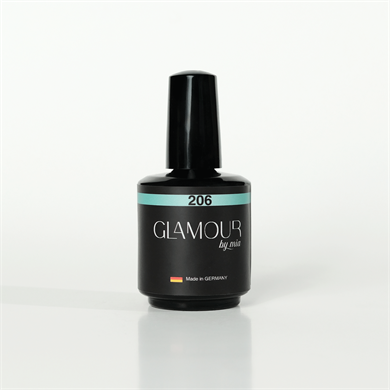Glamour by Mia 206 Gökyüzü Mavisi Kalıcı Oje 15 ml – HEMA Free – TPO Free